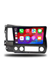 Honda Civic FD6 2007-2011 Uyumlu Android Multimedya + CarPlay + 4GB RAM + 64GB Hafıza
