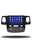 Hilux 2008-2015 Manuel Klima Uyumlu Android Multimedya + Carplay + 4gb Ram + 64gb Hafıza