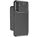 Gpack Samsung Galaxy A16 uyumlu Kılıf Negro Karbon Görünümlü Silikon