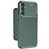 Gpack Samsung Galaxy A16 uyumlu Kılıf Negro Karbon Görünümlü Silikon