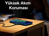 Baseus 1.5Mt Type-C Kablolu Süper Hızlı 15W Gen2 Hızlı Kablosuz Şarj Cihazı Dijital LED Akım Korumalı