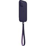Apple iPhone 12 Pro Max için MagSafe özellikli Deri Zarf Kılıf - Derin Mor - MK0D3ZM/A