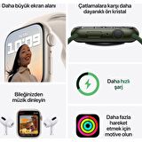 Apple Watch Series 7 GPS, 41mm Mavi Alüminyum Kasa ve Abyss Mavi Spor Kordon -  MKN13TU/A