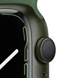 Apple Watch Series 7 GPS, 45mm Yeşil Alüminyum Kasa ve Clover Spor Kordon -  MKN73TU/A