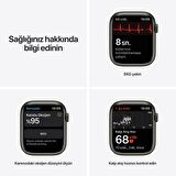 Apple Watch Series 7 GPS, 45mm Yeşil Alüminyum Kasa ve Clover Spor Kordon -  MKN73TU/A