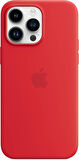 iPhone 14 için MagSafe özellikli Silikon Kılıf - (PRODUCT)RED Teşhir