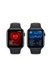 Apple Watch SE GPS 44mm Gece Yarısı Alüminyum Kasa ve Gece Yarısı Spor Kordon - M/L