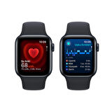 Apple Watch SE GPS + Cellular 40 mm Gece Yarısı Alüminyum Kasa ve Gece Yarısı Spor Kordon - M/L - MRGA3TU/A