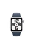 Apple Watch SE GPS + Cellular 40mm Gümüş Alüminyum Kasa ve Fırtına Mavisi Spor Kordon - S/M