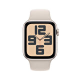 Apple Watch SE GPS + Cellular 44 mm Yıldız Işığı Alüminyum Kasa ve Yıldız Işığı Spor Kordon - M/L - MRGX3TU/A