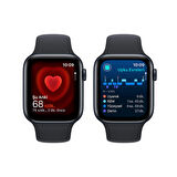Apple Watch SE GPS + Cellular 44 mm Gece Yarısı Alüminyum Kasa ve Gece Yarısı Spor Kordon - M/L - MRH83TU/A