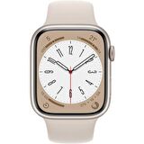 Apple Watch Series 9 GPS 41mm Yıldız Işığı Alüminyum Kasa ve Yıldız Işığı Spor Kordon - S/M - MR8T3TU/A