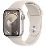 Apple Watch Series 9 GPS 41mm Yıldız Işığı Alüminyum Kasa ve Yıldız Işığı Spor Kordon - S/M - MR8T3TU/A