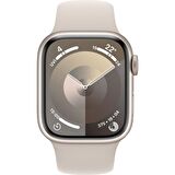 Apple Watch Series 9 GPS 41mm Yıldız Işığı Alüminyum Kasa ve Yıldız Işığı Spor Kordon - S/M - MR8T3TU/A
