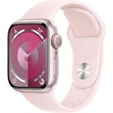 Apple Watch Series 9 GPS 41mm Pembe Alüminyum Kasa ve Uçuk Pembe Spor Kordon - M/L - MR943TU/A