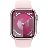 Apple Watch Seri 9 GPS + Cell, 45MM Pembe Alüminyum Kasa Spor Kordon - M/l MRML3TU/A