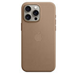 iPhone 15 Pro Max için MagSafe özellikli Mikro Dokuma Kılıf - Vizon Grisi - MT4W3ZM/A
