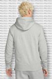 Nike Sportswear Full Zip Mens Hoodie Kapüşonlu Fermuarlı Gri Sweatshirt