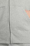 Nike Sportswear Full Zip Mens Hoodie Kapüşonlu Fermuarlı Gri Sweatshirt