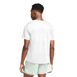 Nike M Nk Df Mıler Top Ss Erkek Beyaz T-shirt - CU