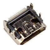 HDMI Dişi Soket 19 Pin Kart Tipi 90 Derece