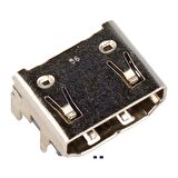 HDMI Dişi Soket 19 Pin Kart Tipi 90 Derece