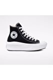 Convers CHUCK TAYLOR ALL STAR MOVE PLATFORM Kadın Günlük Spor Ayakkabı 568497CSiyah-Byz