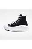 Convers CHUCK TAYLOR ALL STAR MOVE PLATFORM Kadın Günlük Spor Ayakkabı 568497CSiyah-Byz