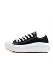 Convers CHUCK TAYLOR ALL STAR MOVE CANVAS PLATFORM Kadın Günlük Spor Ayakkabı 570256CSiyah-Byz