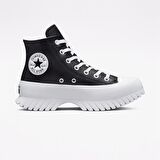 Converse Platform Chuck Taylor All Star Lugged 2.0 Leather High Top Günlük Ayakkabı Siyah A03704C