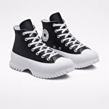 Converse Platform Chuck Taylor All Star Lugged 2.0 Leather High Top Günlük Ayakkabı Siyah A03704C