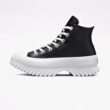 Converse Platform Chuck Taylor All Star Lugged 2.0 Leather High Top Günlük Ayakkabı Siyah A03704C