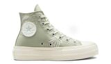 Converse Chuck Taylor All Star Lift Platform Floral Kadın Yeşil Sneaker