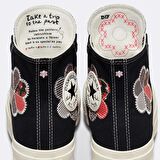 Converse Chuck Taylor All Star Lift Platform Crafted Patchwork Kadın Siyah/Kırmızı Sneaker