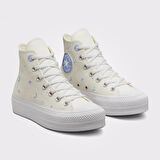 Converse A02895C Chuck Taylor All Star Lift Kadın Beyaz Boğazlı Sneaker Günlük Spor Ayakkabı