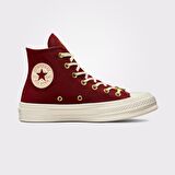 Converse Chuck 70 Hearts Kadın Bordo Sneaker