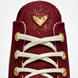 Converse Chuck 70 Hearts Kadın Bordo Sneaker