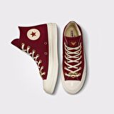 Converse Chuck 70 Hearts Kadın Bordo Sneaker
