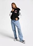 Converse 10026772.001 RETRO CHUCK VARSITY JA Siyah Mont Kadın