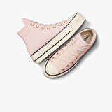 Converse Chuck Taylor All Star Lift Kadın Pembe Süet Platform Sneaker