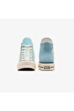 Chuck Taylor All Star Lift Kadın Mavi Süet Platform Sneaker