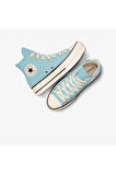 Chuck Taylor All Star Lift Kadın Mavi Süet Platform Sneaker