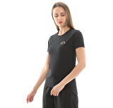 10027379-001 Converse Flower Garden Slım-Fıt T-Shırt T-Shirt Siyah