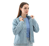 10027976-444 Converse Denım Work Coat Ceket İndigo