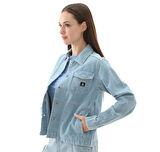 10027976-444 Converse Denım Work Coat Ceket İndigo