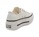 A15491C-K Converse Chuck Taylor All Star Lıft Double Stack Platform Kadın Spor Ayakkabı Beyaz