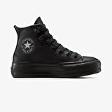 Converse Chuck Taylor All Star Lift Platform Deri Unisex Siyah Sneaker