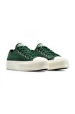 Converse A15533C Chuck Taylor All Star Lift Platform Colorful Suede Sneaker Yeşil Unisex A