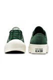 Converse A15533C Chuck Taylor All Star Lift Platform Colorful Suede Sneaker Yeşil Unisex A