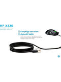 Hp X220 Backlit Mouse 8DX48AA OUTLET